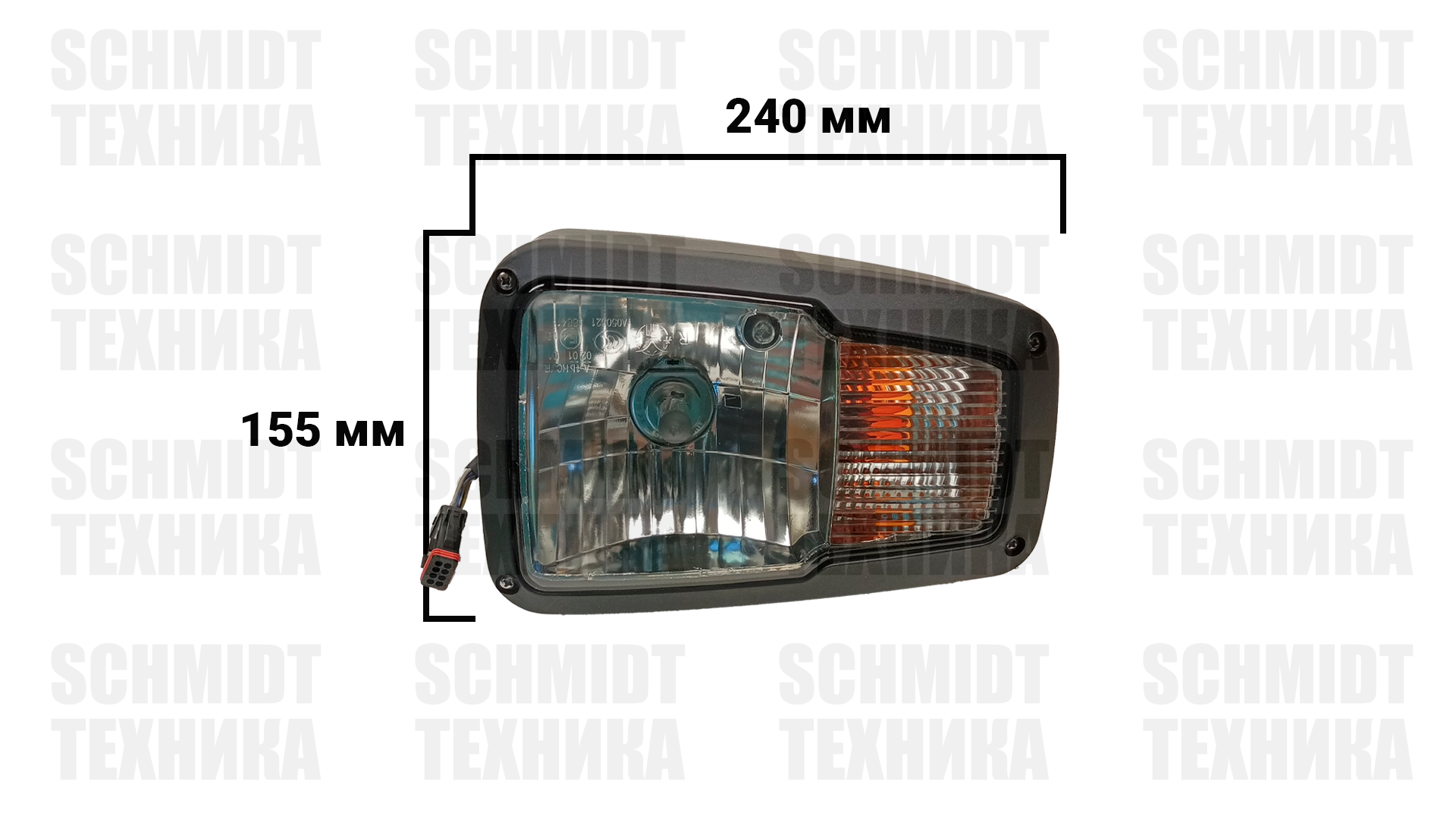Фара передняя левая CLG835H/855H (арт. 46C9945 / 55C2442)